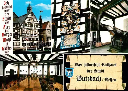 AK / Ansichtskarte Butzbach Rathaus Butzbach