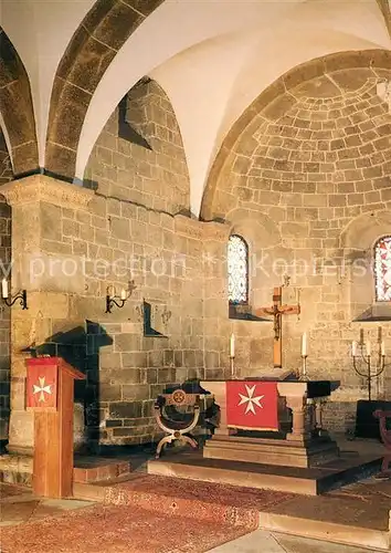 AK / Ansichtskarte Butzbach Niederweisel Komturkirche Johanninterorden Apsis Butzbach