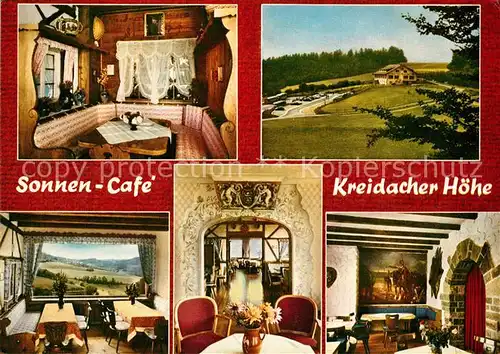 AK / Ansichtskarte Waldmichelbach Sonnen Cafe Kreidacher Hoehe Waldmichelbach