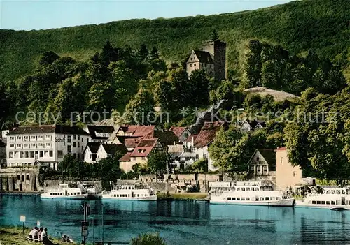 AK / Ansichtskarte Neckarsteinach Panorama Burg Neckarsteinach