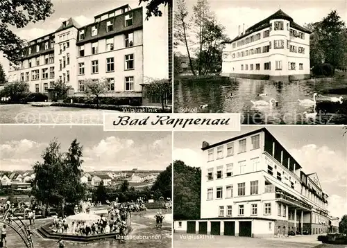 AK / Ansichtskarte Bad_Rappenau Massagebrunnen Vulpiusklinik Schloss  Bad_Rappenau