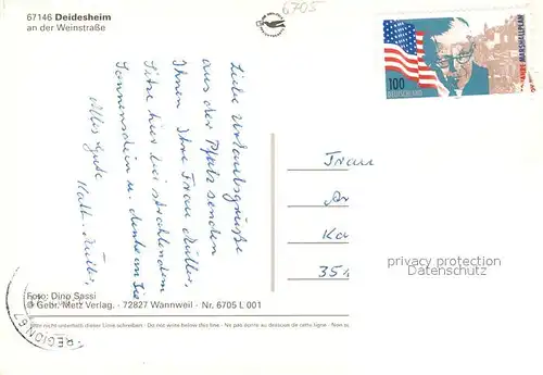 AK / Ansichtskarte Deidesheim Kirche Stadtansichten Deidesheim