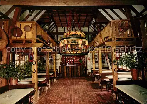 AK / Ansichtskarte Lettgenbrunn Jagdhaus Horst Gastraum Lettgenbrunn