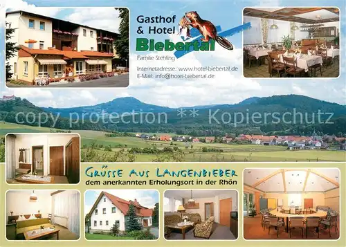 AK / Ansichtskarte Langenbieber Gasthaus Hotel Bibertal  Langenbieber