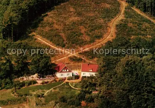 AK / Ansichtskarte Salzschlirf_Bad Gasthaus Marienlust Fliegeraufnahme Salzschlirf_Bad