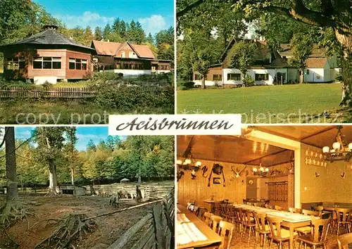 AK / Ansichtskarte Schluechtern Acisbrunnen Restaurant Wildpark Schluechtern