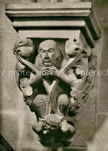 AK / Ansichtskarte Gelnhausen Marienkirche Konsole Gelnhausen