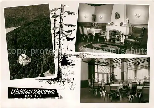 AK / Ansichtskarte Bad_Orb Waldhotel Wegscheide Bad_Orb