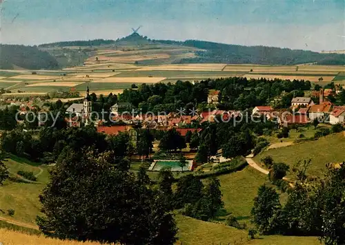 AK / Ansichtskarte Gersfeld_Rhoen Panorama  Gersfeld Rhoen