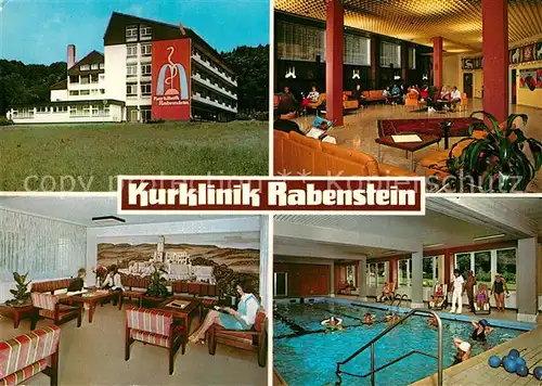 AK / Ansichtskarte Bad_Salzhausen Kurklinik Rabenstein Bad_Salzhausen