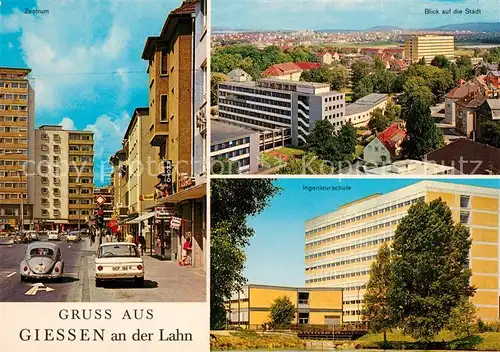 AK / Ansichtskarte Giessen_Lahn Zentrum Panorama Giessen_Lahn