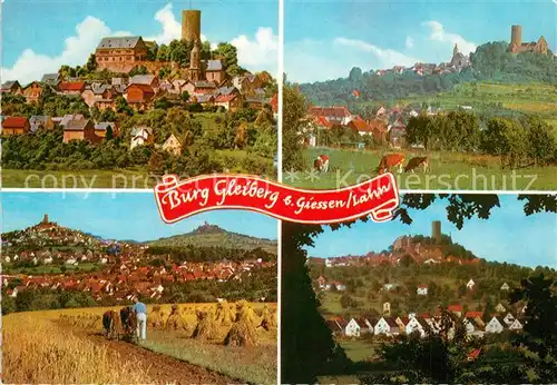 AK / Ansichtskarte Giessen_Lahn Burg Gleiberg Panorama Giessen_Lahn
