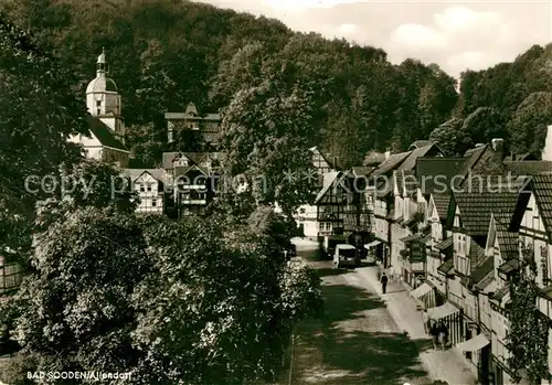 AK / Ansichtskarte Bad_Sooden Allendorf Weinreihe Kirche Bad_Sooden Allendorf