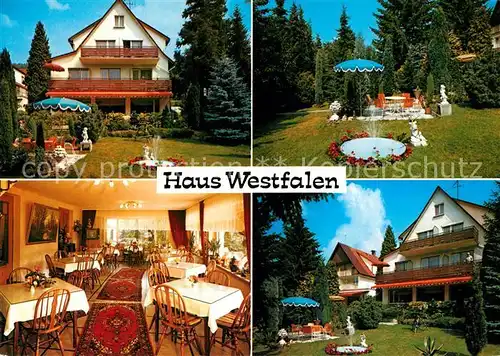 AK / Ansichtskarte Bad_Orb Haus Westfalen Bad_Orb