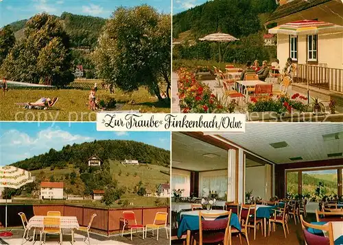 AK / Ansichtskarte Finkenbach_Odenwald Gasthaus Pension Zur Traube Finkenbach Odenwald