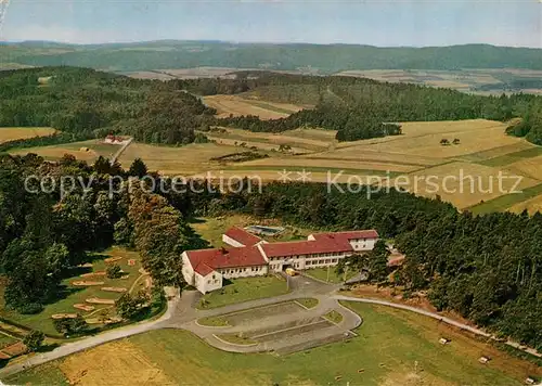 AK / Ansichtskarte Gladenbach Fliegeraufnahme Haus Blankenstein Gladenbach