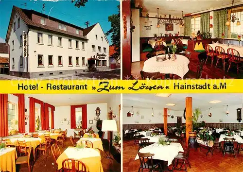 AK / Ansichtskarte Hainstadt_Hanau Hotel Restaurant Zum Loewen Hainstadt_Hanau