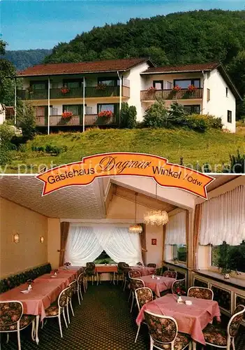 AK / Ansichtskarte Winkel_Odenwald Restaurant Cafe Pension Zum Wiesengrund Winkel Odenwald