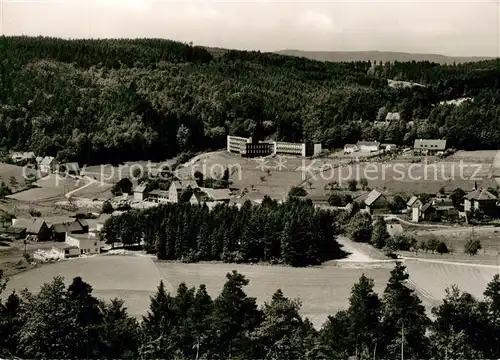 AK / Ansichtskarte Gras Ellenbach Fliegeraufnahme Heinrich Gluecklich Haus Gras Ellenbach