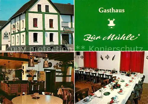 AK / Ansichtskarte Wolfskehlen Gasthaus Zur Muehle Wolfskehlen