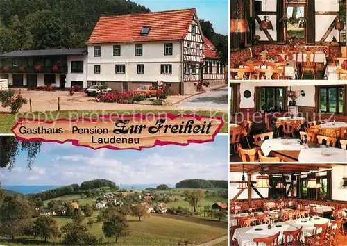 AK / Ansichtskarte Laudenau Gasthaus Pension Zur Freiheit Laudenau