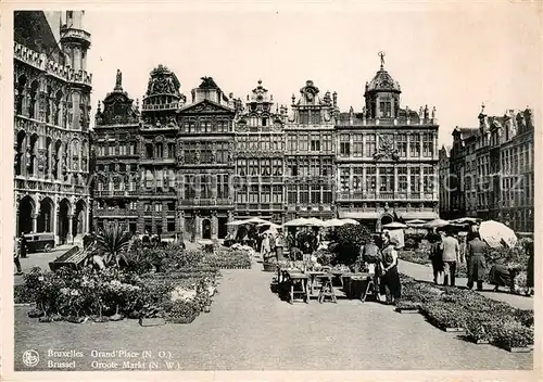 AK / Ansichtskarte Bruxelles_Bruessel Grand Place Bruxelles_Bruessel
