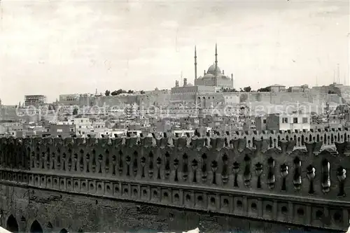 AK / Ansichtskarte Cairo_Egypt The Citadel and the Mohamed Ali mosque Cairo Egypt