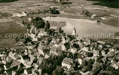 AK / Ansichtskarte Kisslegg Fliegeraufnahme mit Haus Loretto Kisslegg