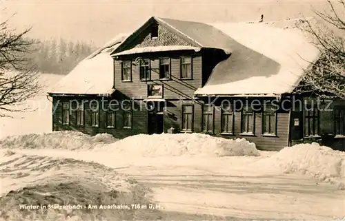 AK / Ansichtskarte Stuetzerbach Am Auerhahn Stuetzerbach