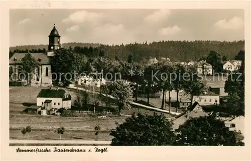 AK / Ansichtskarte Rautenkranz_Vogtland Teilansicht Rautenkranz_Vogtland