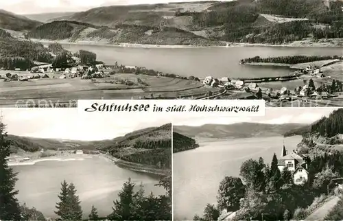 AK / Ansichtskarte Schluchsee Panorama Teilansichten Schluchsee