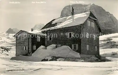 AK / Ansichtskarte Dachstein_Steiermark Wiesberghaus Dachstein_Steiermark