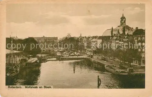 AK / Ansichtskarte Rotterdam Wolfshoek en Blaak Rotterdam