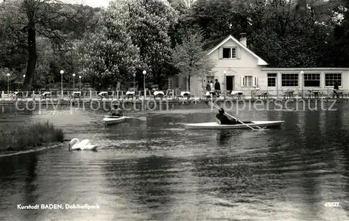 AK / Ansichtskarte Baden_Wien Doblhoffpark Baden_Wien