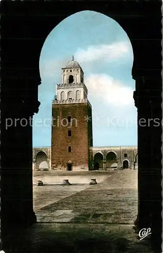 AK / Ansichtskarte Kairouan_Qairawan Minaret de la Grande Mosque Kairouan Qairawan