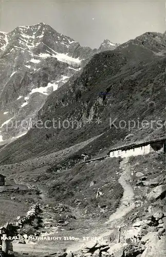 AK / Ansichtskarte Stubaital Karam mit Habicht Stubaital