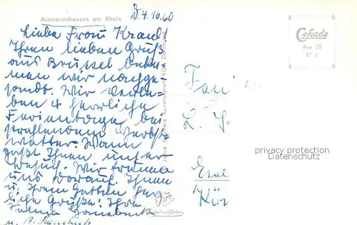 AK / Ansichtskarte Assmannshausen_Rhein Panorama Assmannshausen Rhein