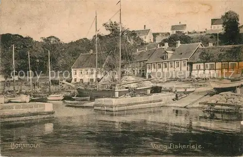 AK / Ansichtskarte Bornholm Vang Fiskerleje Bornholm