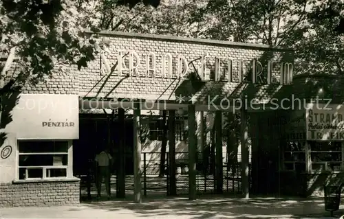 AK / Ansichtskarte Siofok Strandfuerdoe bejarat Siofok