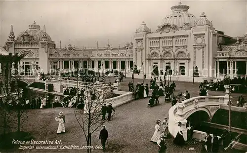 AK / Ansichtskarte Exhibition_Imperial_London_1909 Palace of Decorative Art  