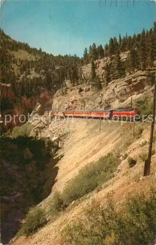 AK / Ansichtskarte Eisenbahn Olympian Hiawatha Montana Canyon  Eisenbahn