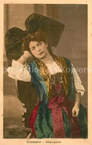 AK / Ansichtskarte Trachten_Alsace  