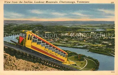 AK / Ansichtskarte Zahnradbahn Incline Lookout Mountain Chattanooga Tennessee  