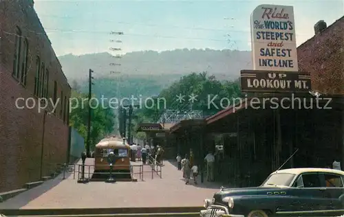 AK / Ansichtskarte Bergbahn Incline Railway Lookout Mountain Chattanooga Tennessee  Bergbahn