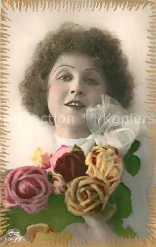 AK / Ansichtskarte Foto_Amag_Nr. 63642 6 Frau Rosen  Foto_Amag_Nr.