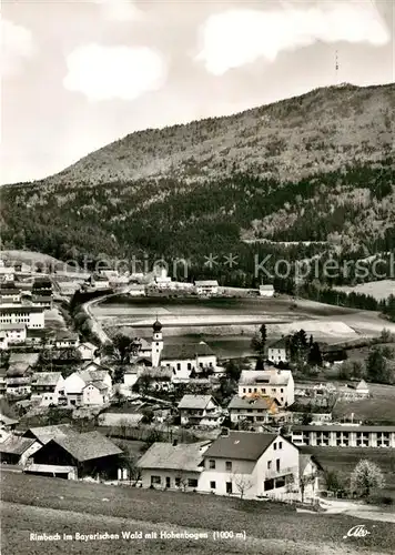 AK / Ansichtskarte Rimbach_Bayrischer_Wald mit Hohenbogen Rimbach_Bayrischer_Wald