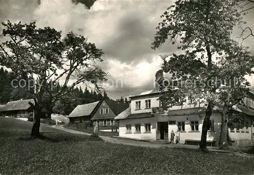 AK / Ansichtskarte Horni_Dusnice Restauracni a ubytovaci podnik Jednoty Chata Rezek Horni Dusnice