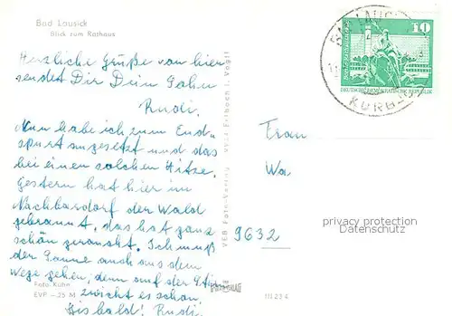 AK / Ansichtskarte Bad_Lausick Rathaus Bad_Lausick