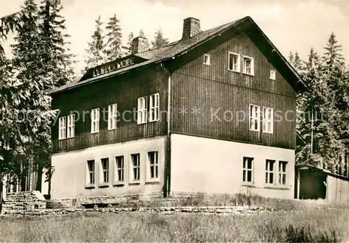 AK / Ansichtskarte Hormersdorf_Erzgebirge Jugendherberge Adolf Hennecke Kleines Haus 