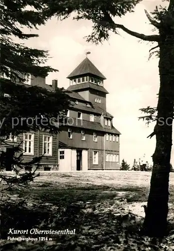 AK / Ansichtskarte Oberwiesenthal_Erzgebirge Fichtelberghaus Oberwiesenthal Erzgebirge